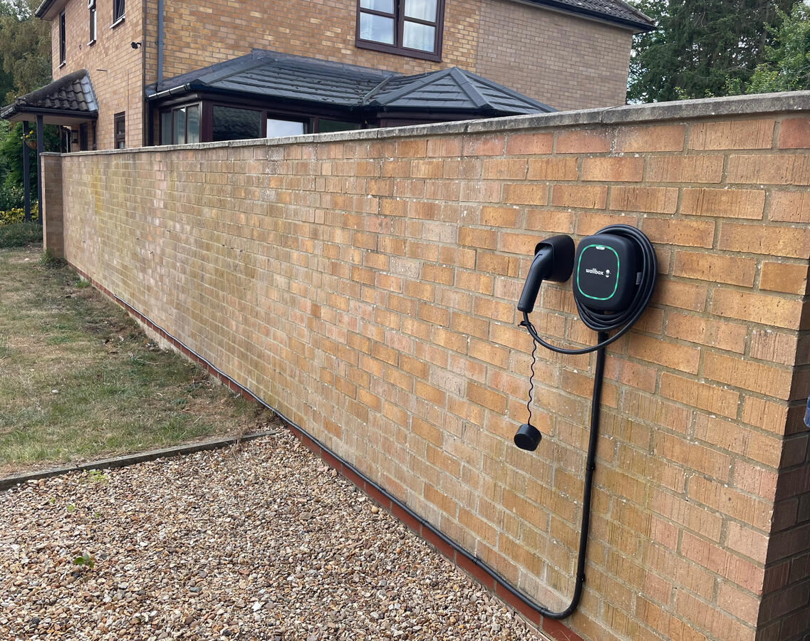 Wallbox Pulsar Max EV Charger in Rushden