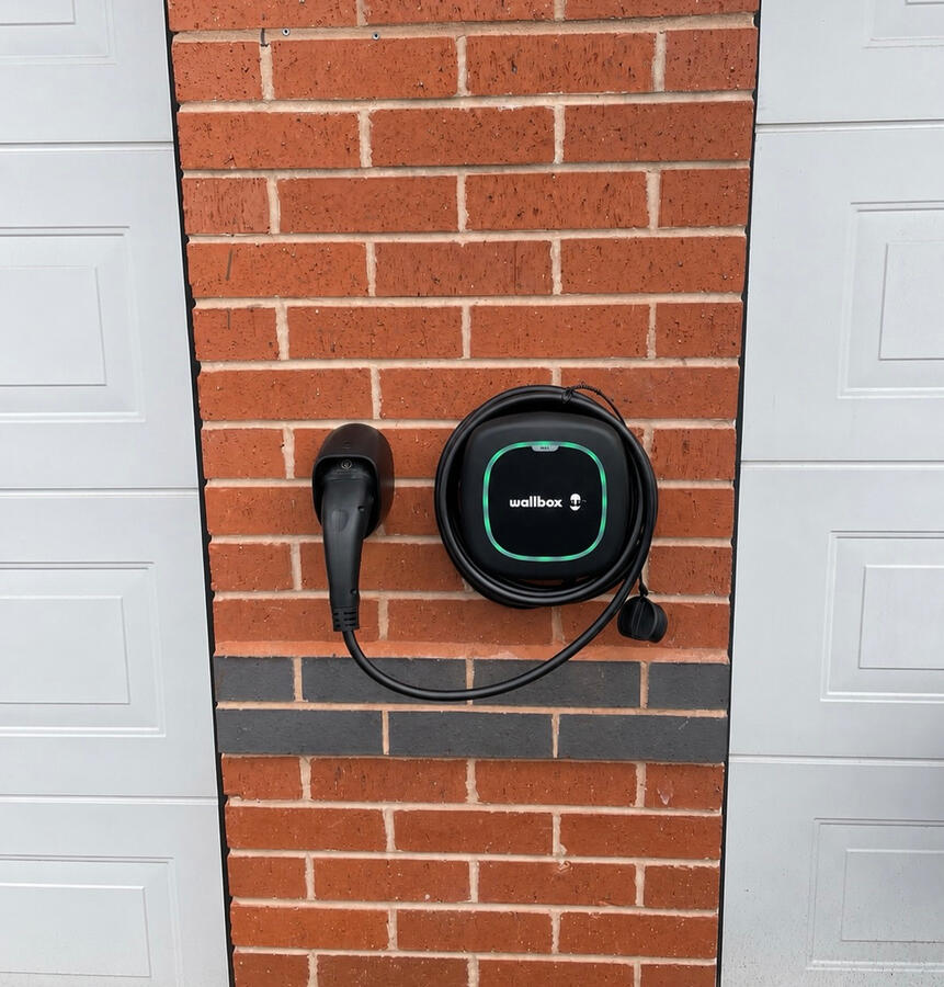 Wallbox Pulsar Max Garage EV Charger in Bedford Wallbox Pulsar Max Garage EV Charger in Bedford