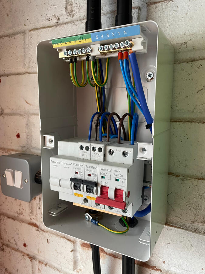 Garage Consumer Unit in Wellingborough