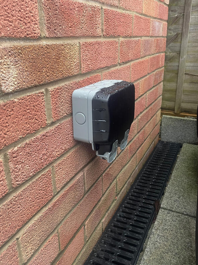 Outside Socket Install in Northampton
