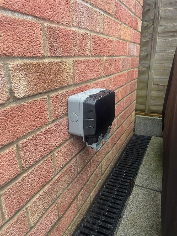 Outside Socket Install in Northampton