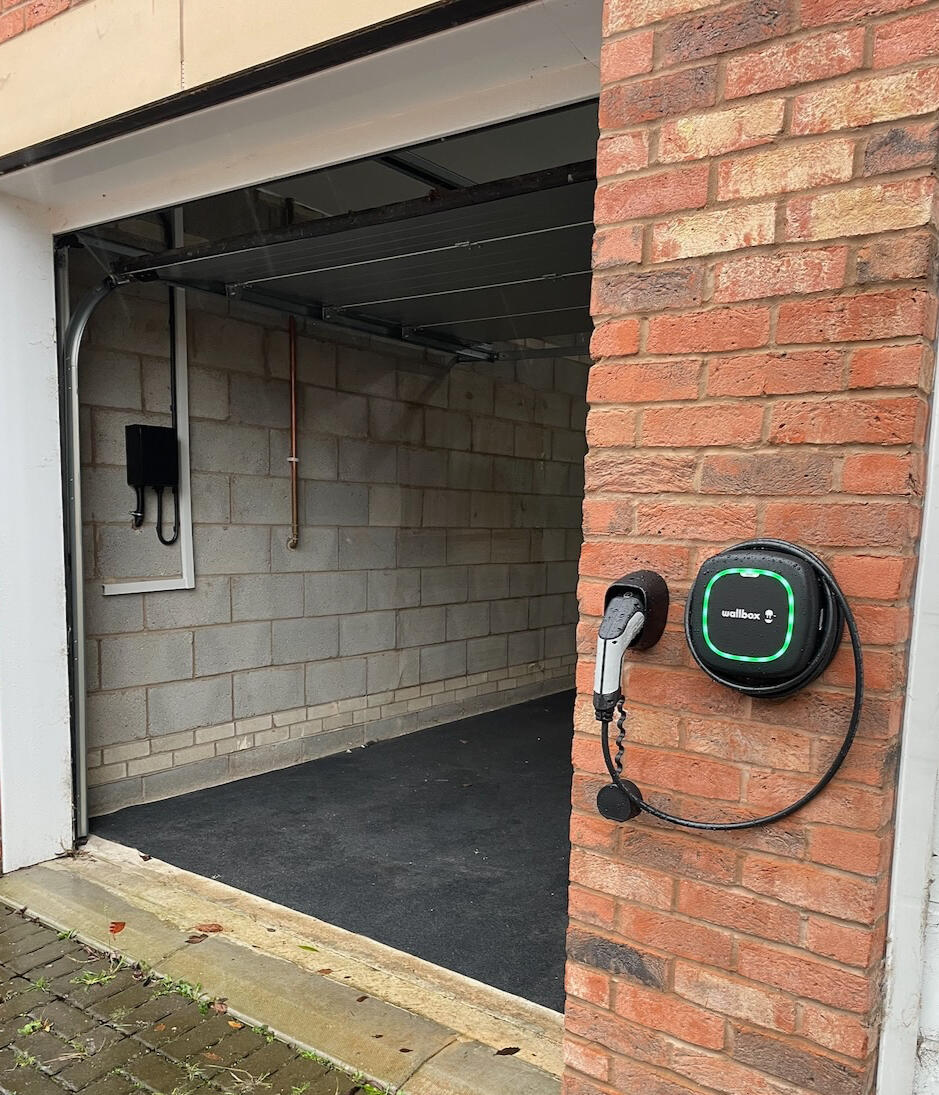 Wallbox Pulsar Max EV Charger Garage