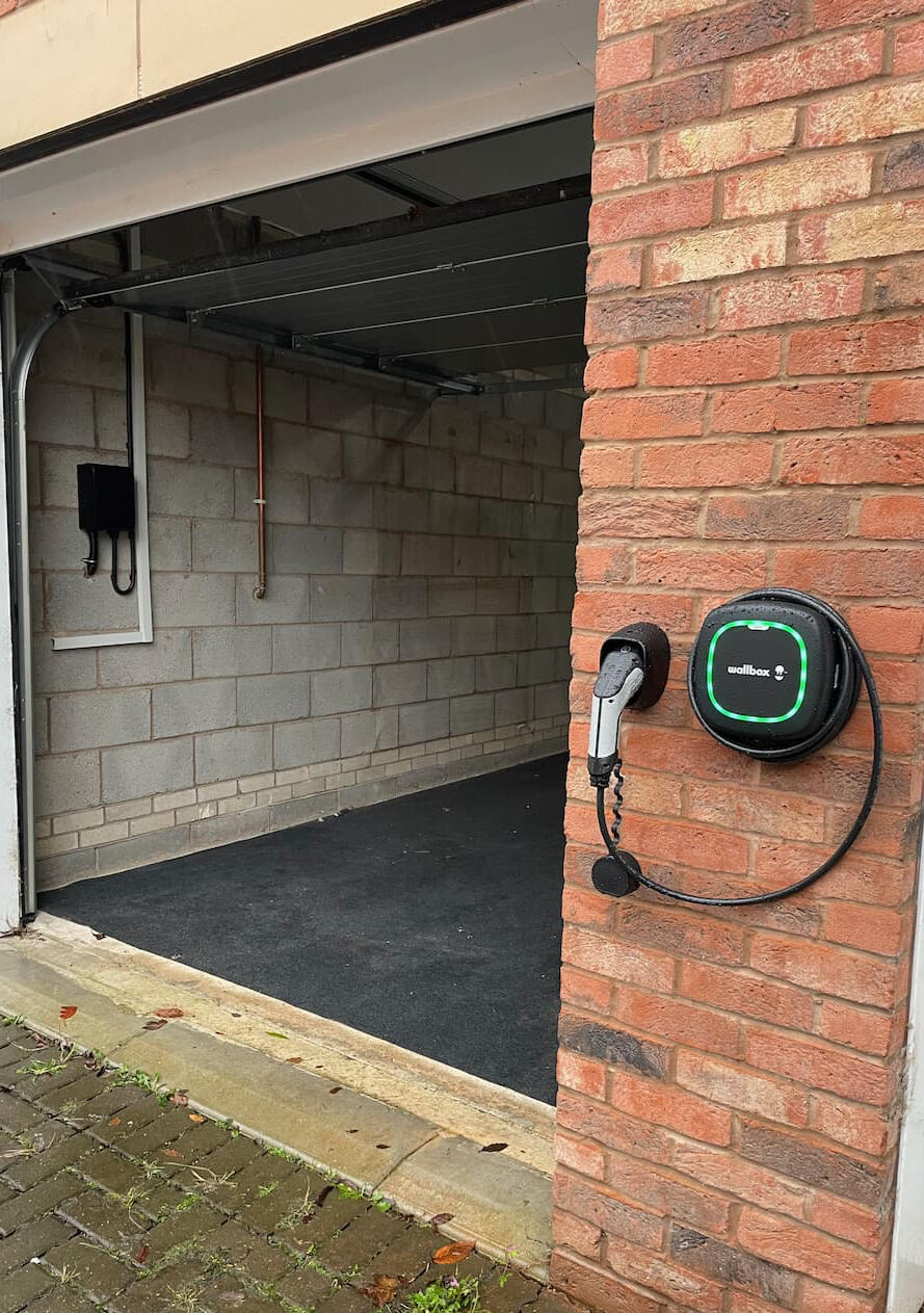Wallbox Pulsar Max EV Charger Garage